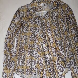 Leopard print two piece legging set